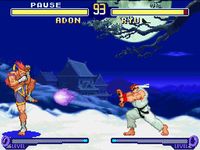 une photo d'Ã©cran de Street Fighter Alpha 2 sur Nintendo Super Nes